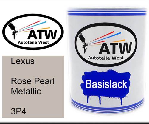 Lexus, Rose Pearl Metallic, 3P4: 1L Lackdose, von ATW Autoteile West.